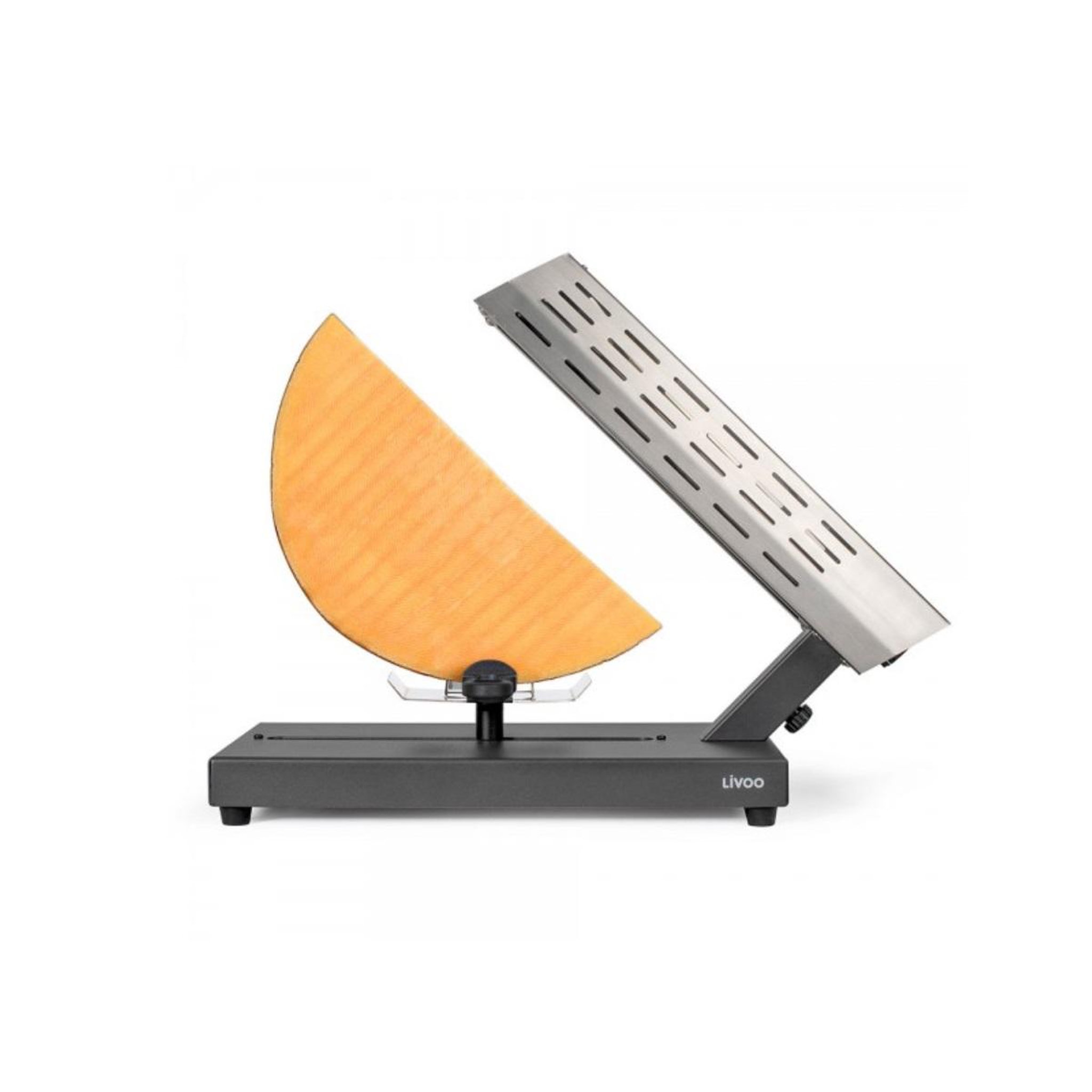 Voir la diapositive 2 : LIVOO Appareil à raclette traditionnel 1/4 meule - DOC314