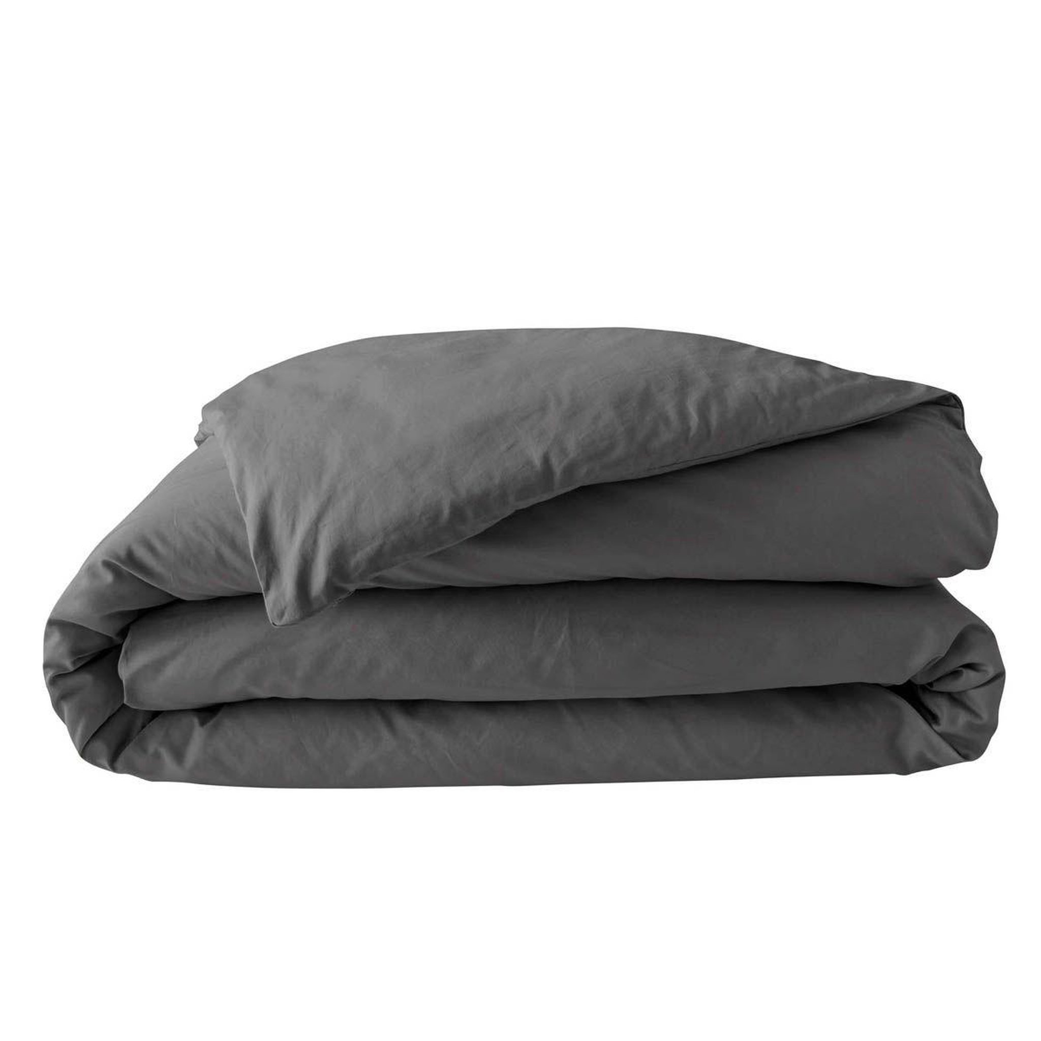 Voir la diapositive 3 : Douceur d'Intérieur Housse de couette  percaline  240x260cm gris acier