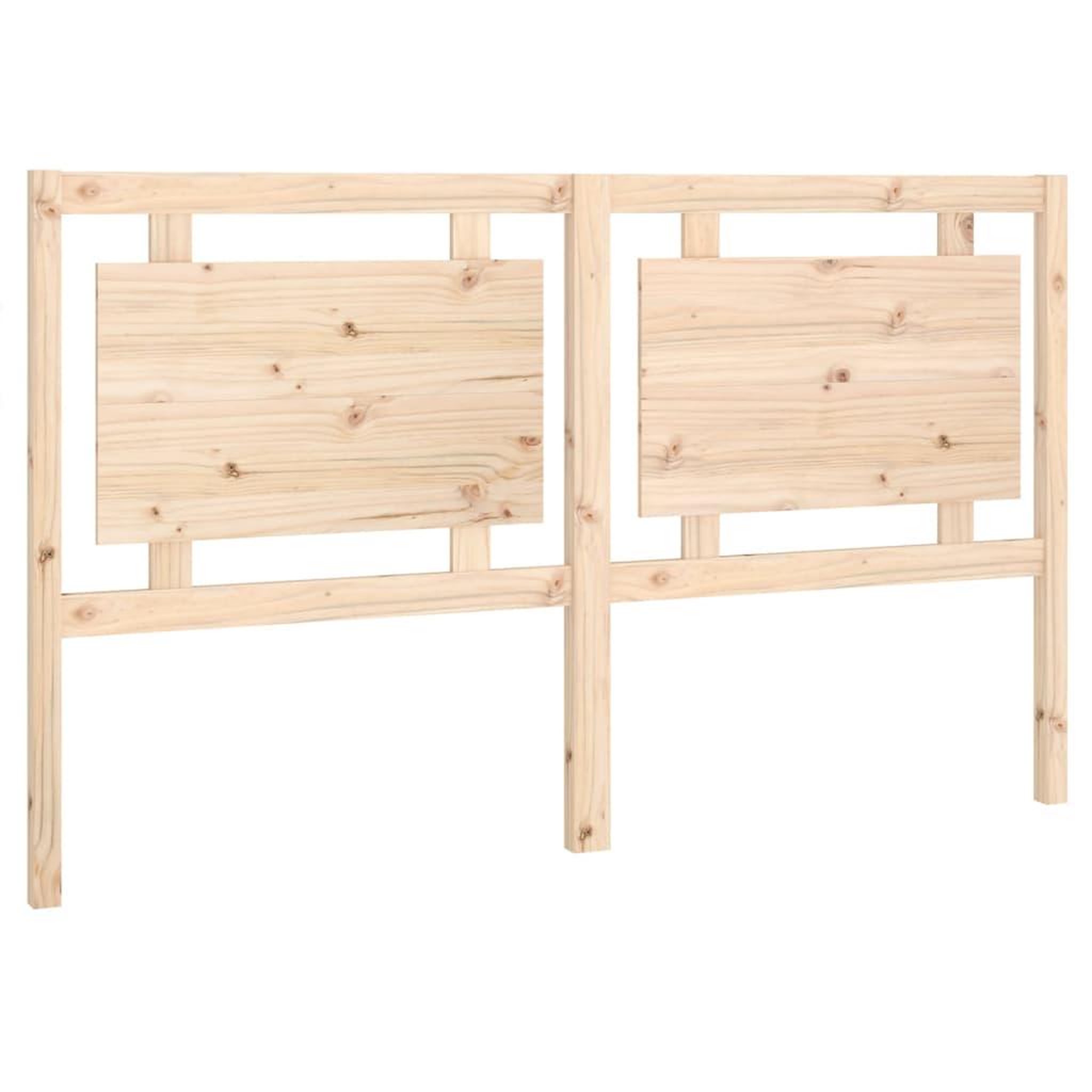 Voir la diapositive 2 : VIDAXL Tete de lit 165,5x4x100 cm Bois massif de pin