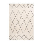 Paris Prix Tapis Motif Géométrique  Orlando  Ivoire. Coloris disponibles : Blanc