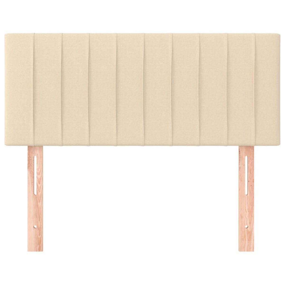 VIDAXL Tete de lit Creme 80x5x78/88 cm Tissu