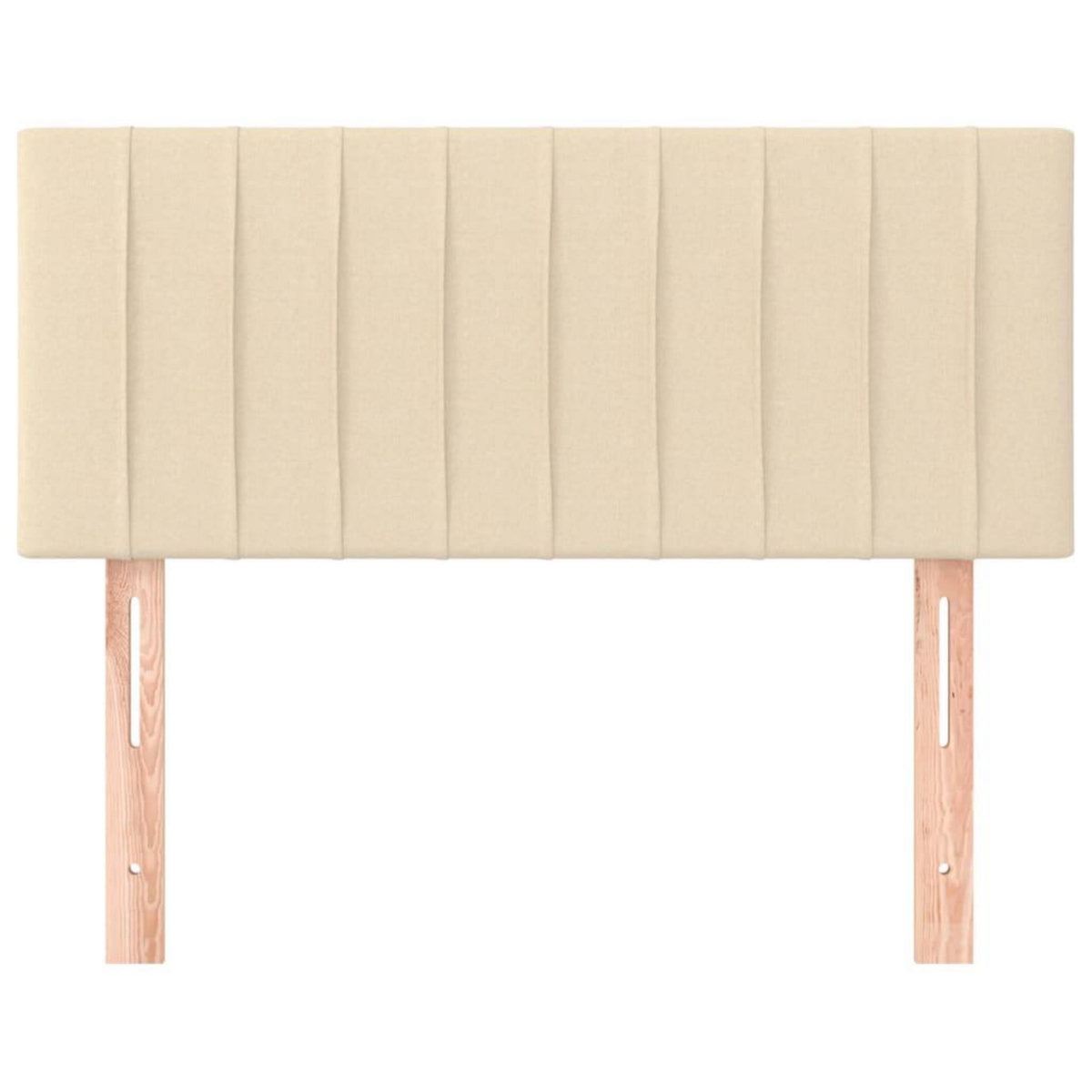 VIDAXL Tete de lit Creme 80x5x78/88 cm Tissu