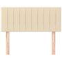 Voir la diapositive 3 : VIDAXL Tete de lit Creme 80x5x78/88 cm Tissu