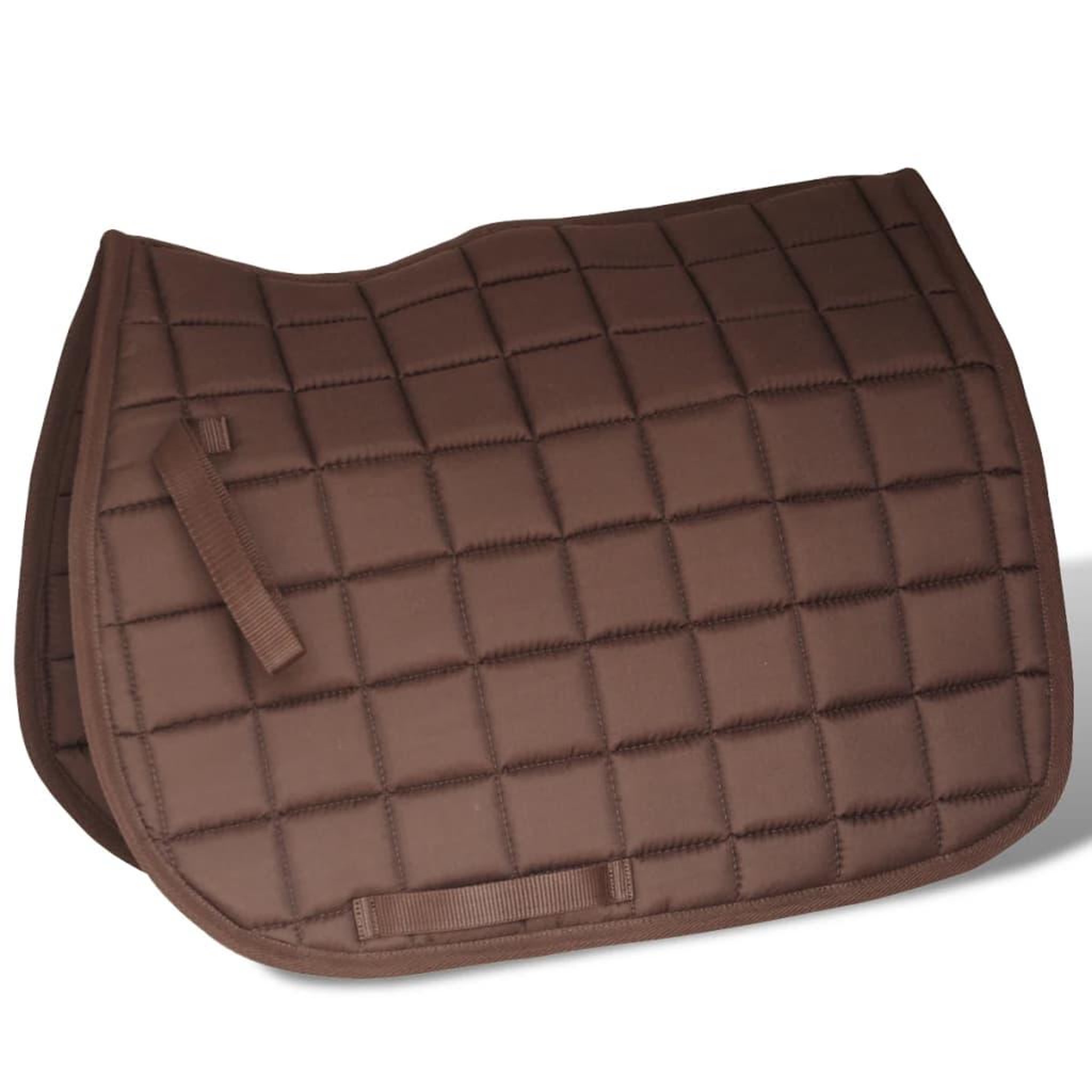 Voir la diapositive 4 : VIDAXL Set de selle equitation 17,5  en cuir veritable 12 cm 5 en 1 brun
