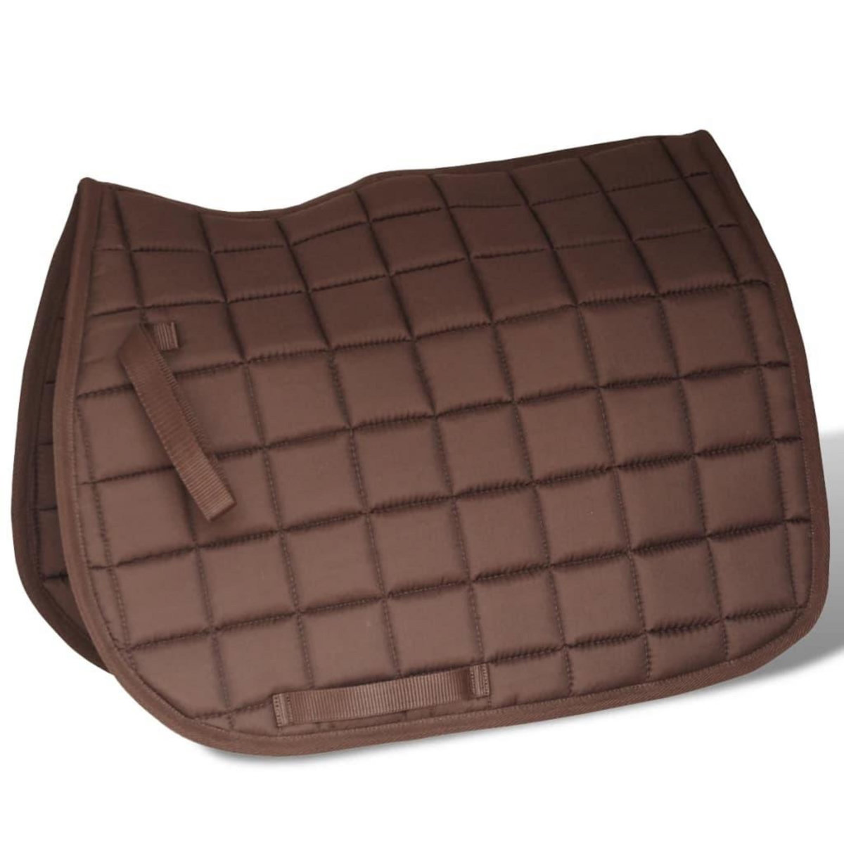 VIDAXL Set de selle equitation 17,5  en cuir veritable 12 cm 5 en 1 brun