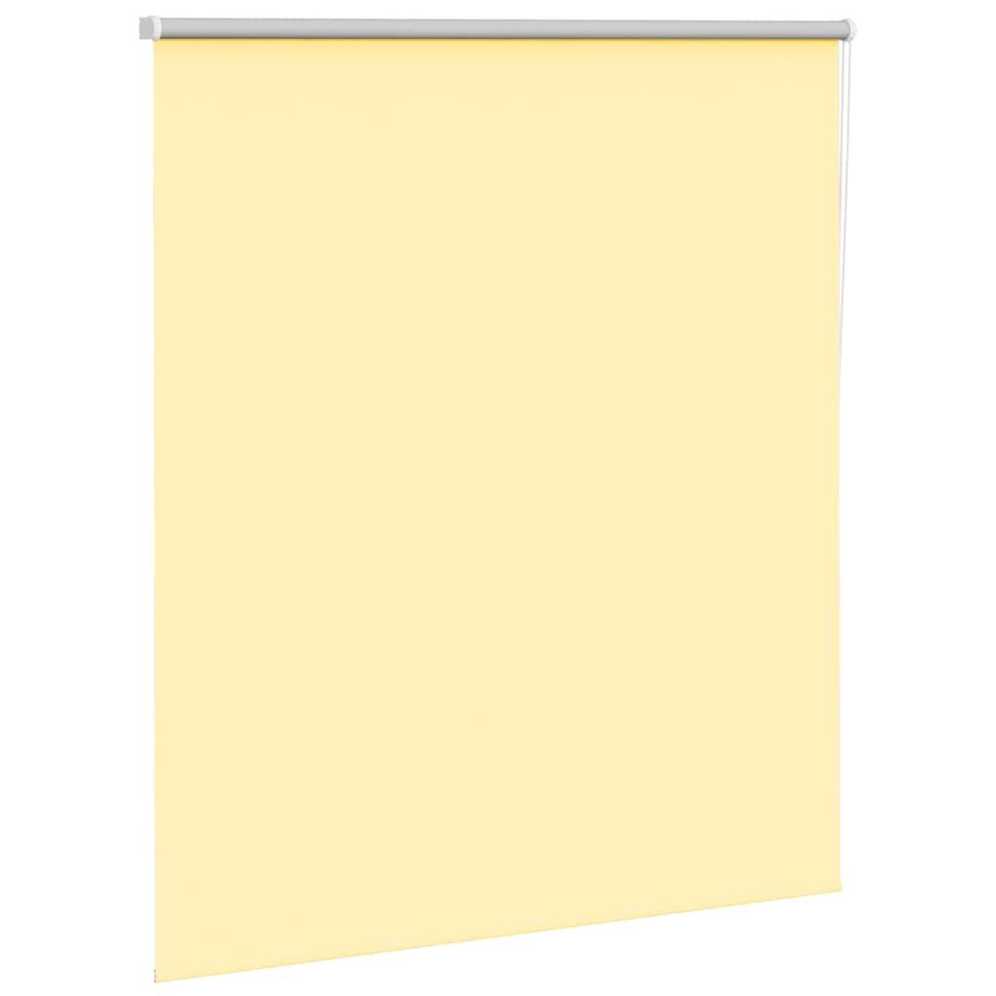 Voir la diapositive 3 : VIDAXL Store enrouleur occultant jaune largeur du tissu 131,6 cm