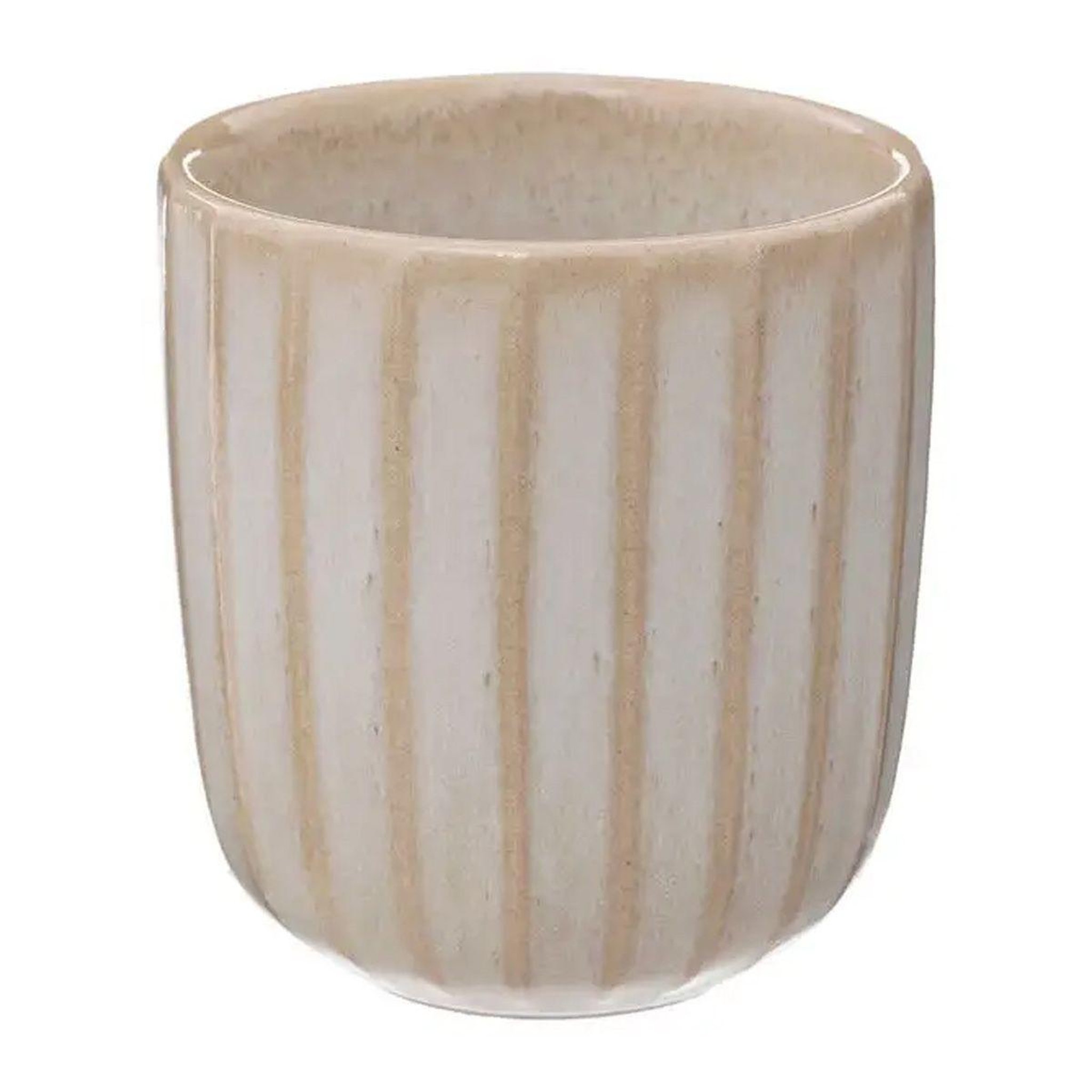 Voir la diapositive 2 : SECRET DE GOURMET Lot de 6 tasses à café design  seav  10cl crème