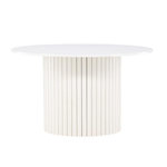 Paris Prix Table à Manger Ronde  Härön  110cm Blanc