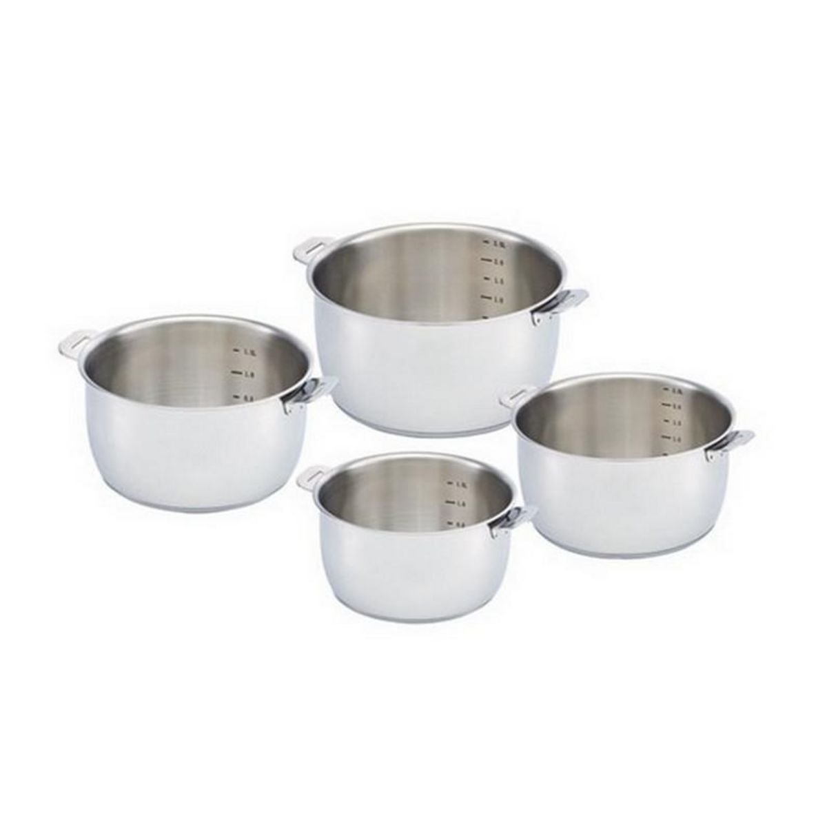 Beka Série de 4 casseroles inox 14/16/18/20cm - 13606984