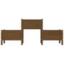 Voir la diapositive 4 : VIDAXL Jardiniere Marron miel 178,5x44x75 cm Bois massif de pin