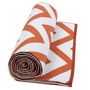 Voir la diapositive 5 : ID MARKET Tapis extérieur CHEVRONS terracotta 270 x 370 CM