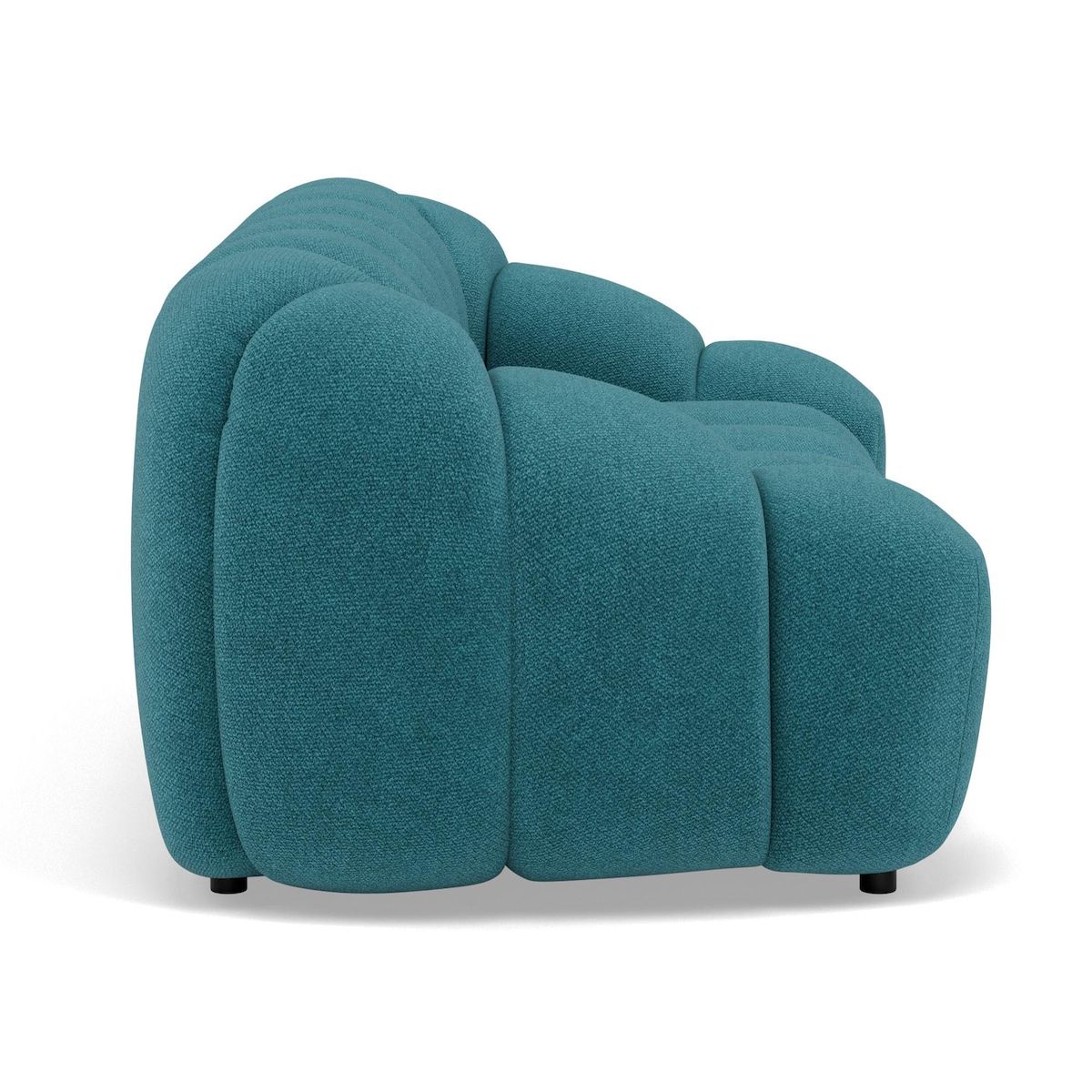 LISA DESIGN Ava - canapé 3 places en velours texturé