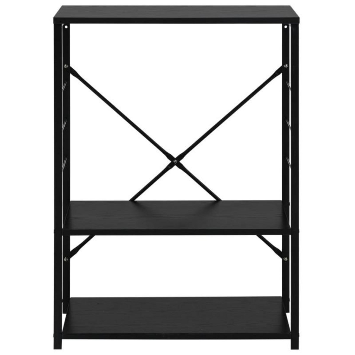 VIDAXL Armoire à four à micro ondes Noir 60x39,6x79,5 cm