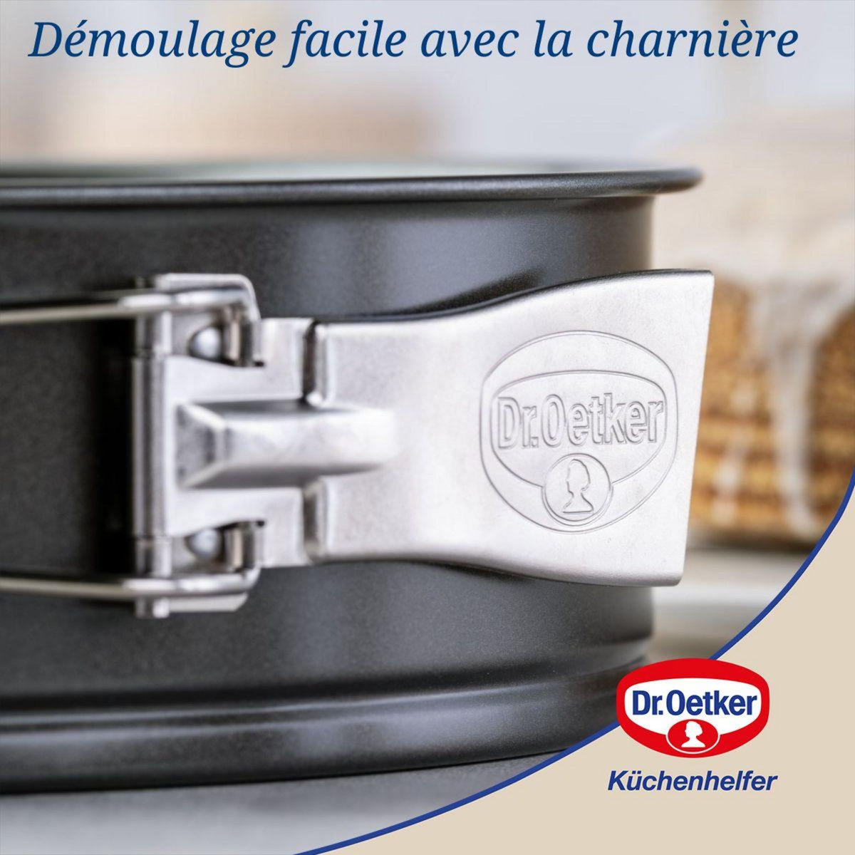 DR.OETKER Ensemble de 2 Moules à manqué à charnière 24 cm Dr.Oetker Tradition