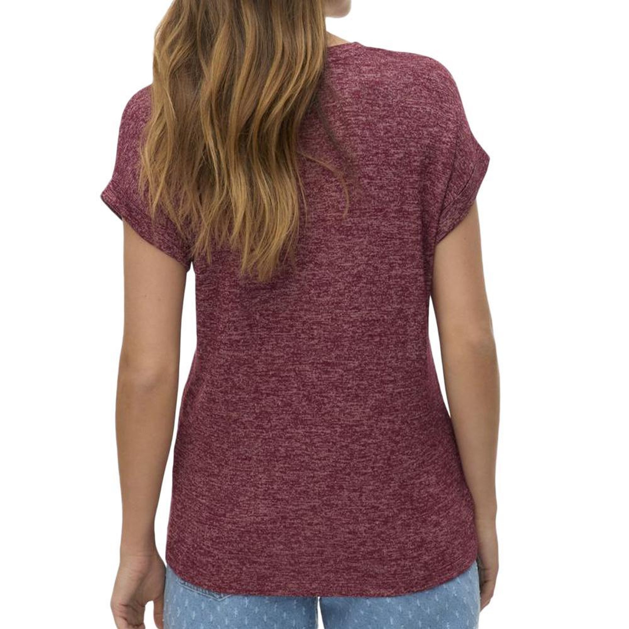 Voir la diapositive 2 : Vero Moda T Shirt  Chiné Femme Vero Moda Brianna 10291353