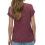 Voir la diapositive 2 : Vero Moda T-Shirt  Chiné Femme Vero Moda Brianna 10291353