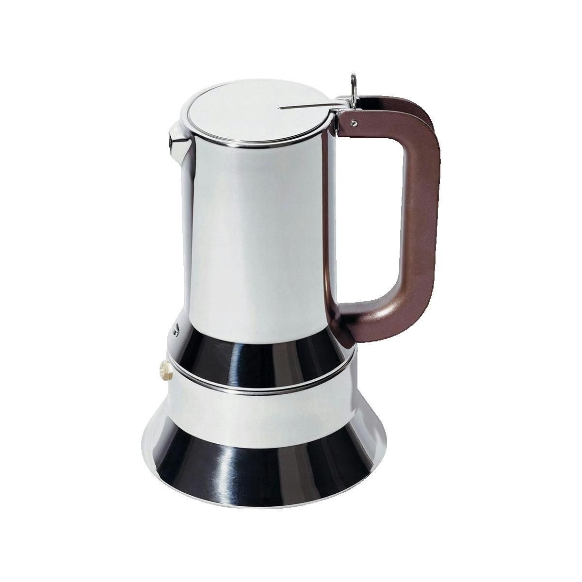 ALESSI Cafetière italienne Alessi en acier inoxydable 3 tasses