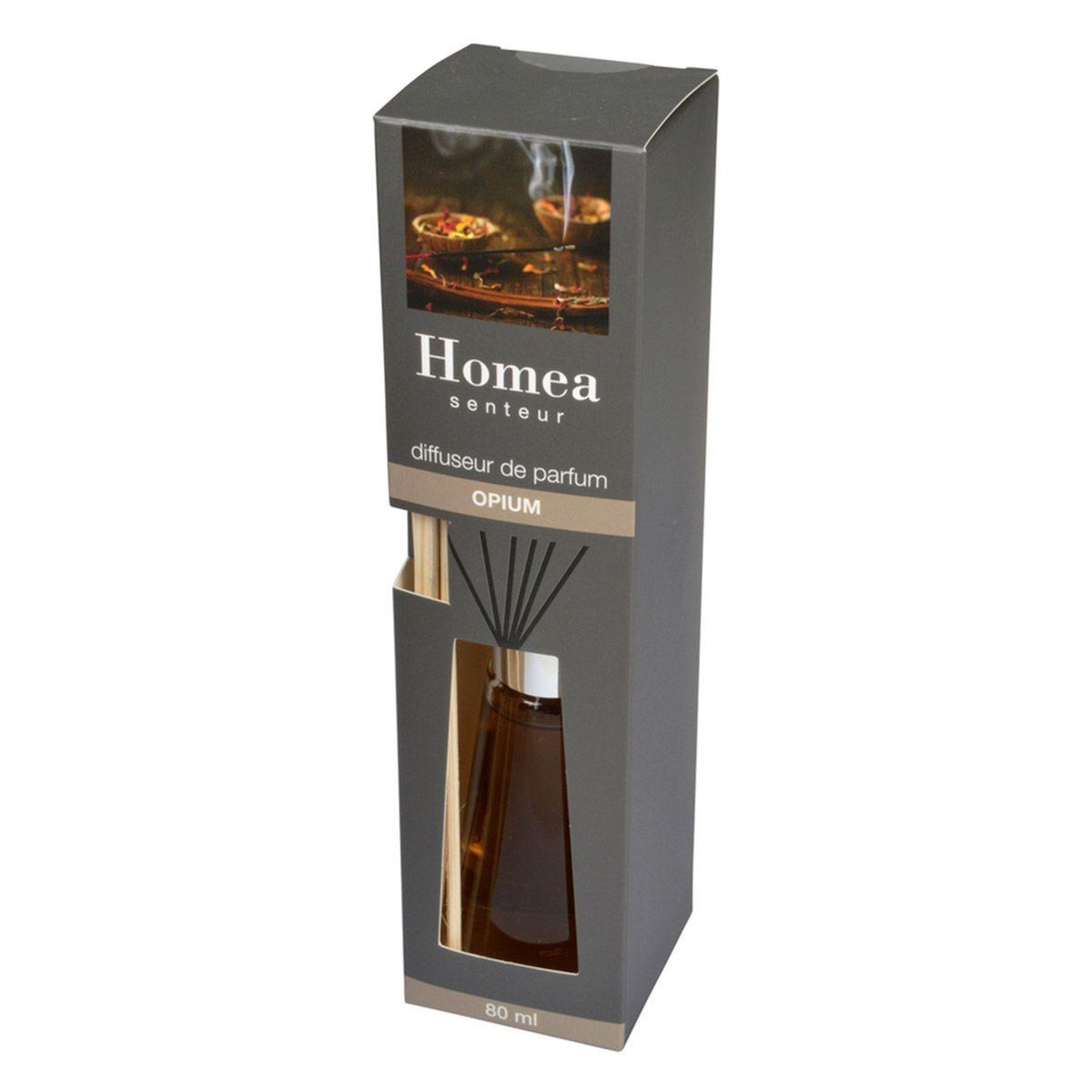 Voir la diapositive 2 : HOMEA Diffuseur de Parfum  Flacon  80ml Opium