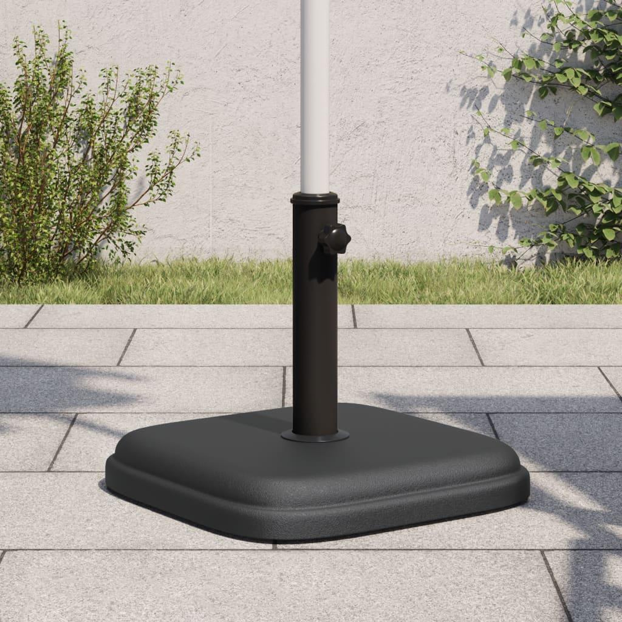 VIDAXL Base de parasol pour mats Ø32/35/38 mm 11 kg carre