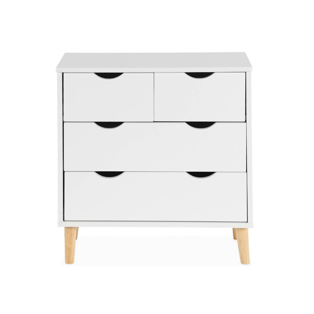 SWEEEK Commode pour enfant. 4 tiroirs. pieds en pin