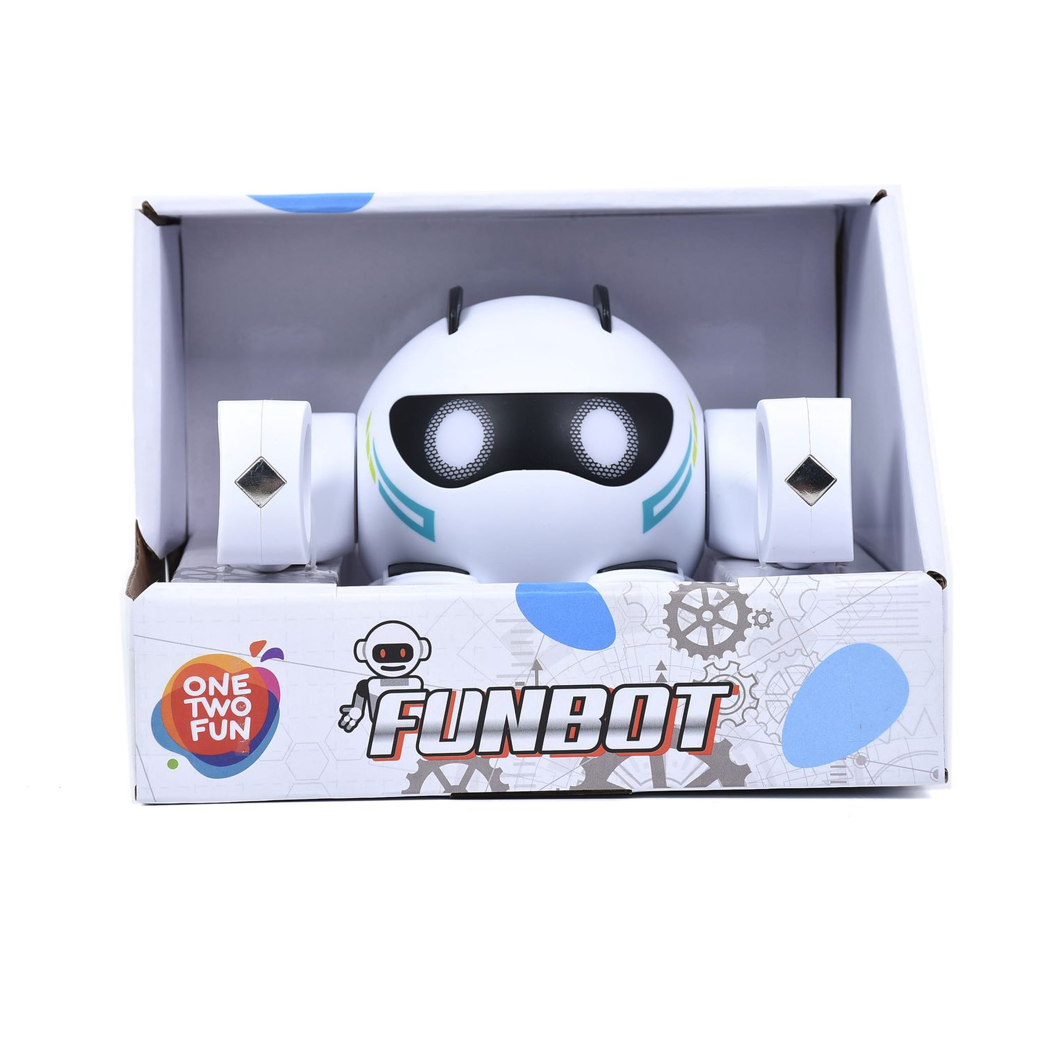 Voir la diapositive 2 : One Two Fun Funbot robot avec sons et lumière
