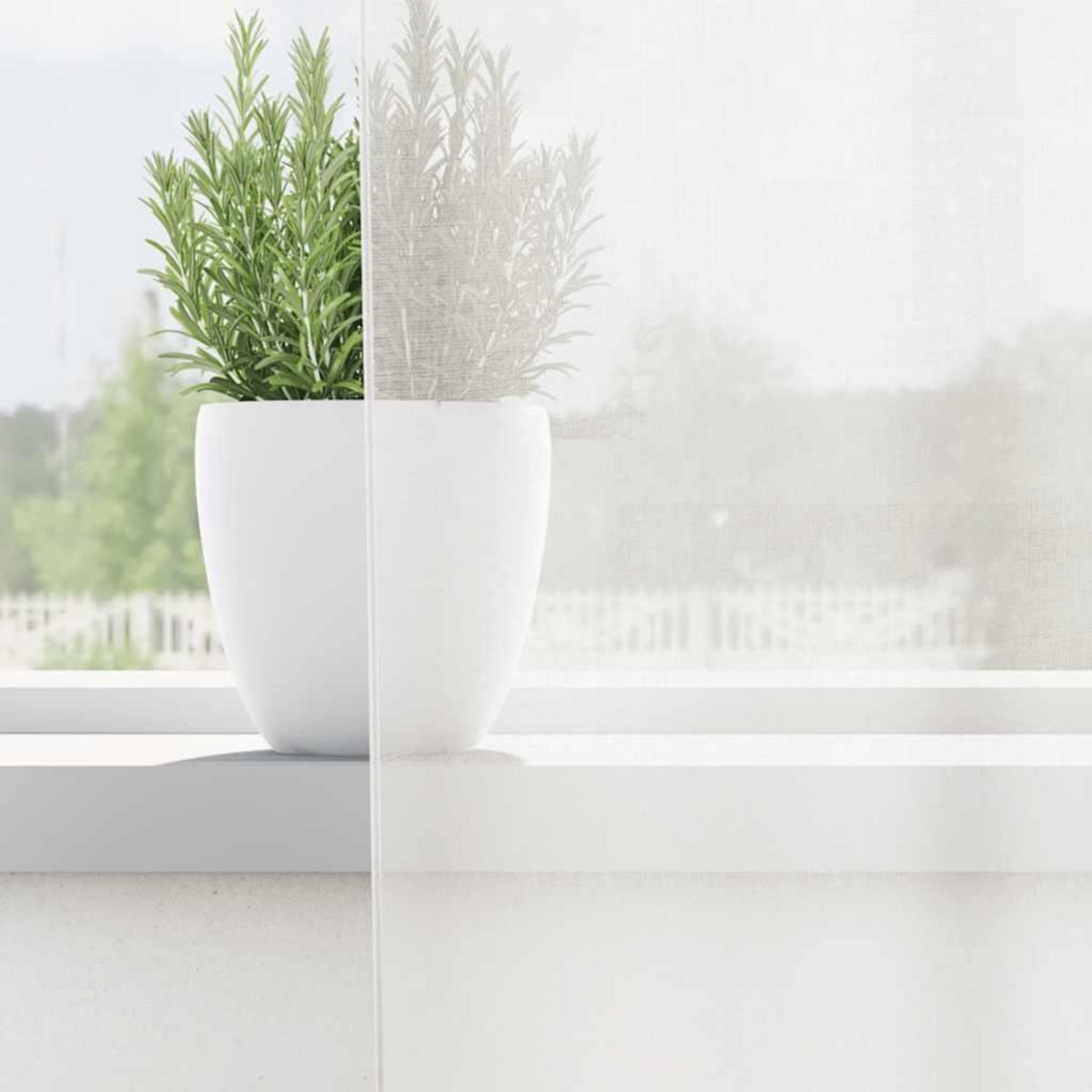 VIDAXL Rideaux en voile avec passe-tringles 2 pcs blanc