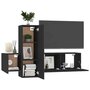 Voir la diapositive 3 : VIDAXL Ensemble de meubles TV 3 pcs Noir Bois d'ingenierie