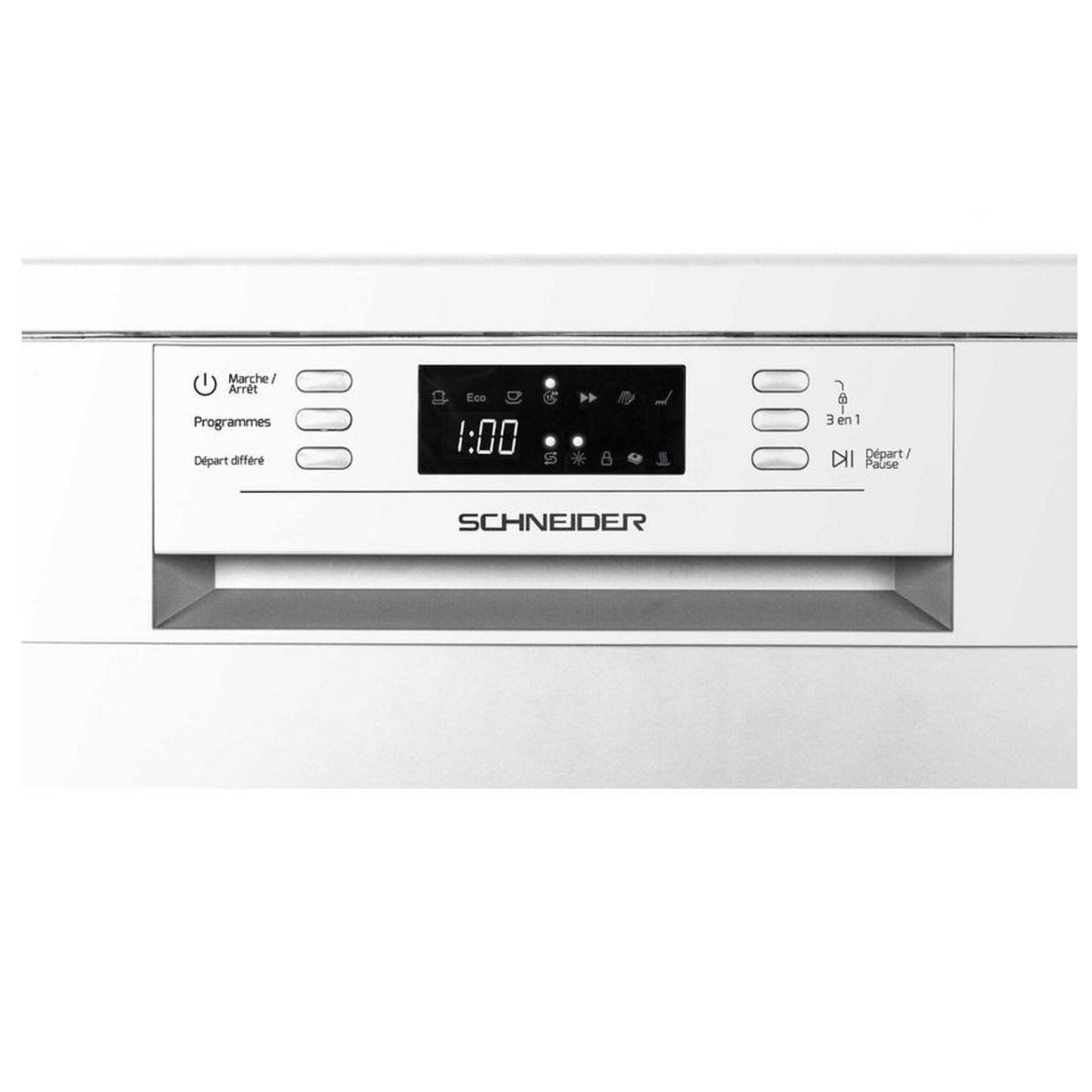 Voir la diapositive 3 : SCHNEIDER Lave-vaisselle 60cm 15 couverts 42db - scdw1542idw