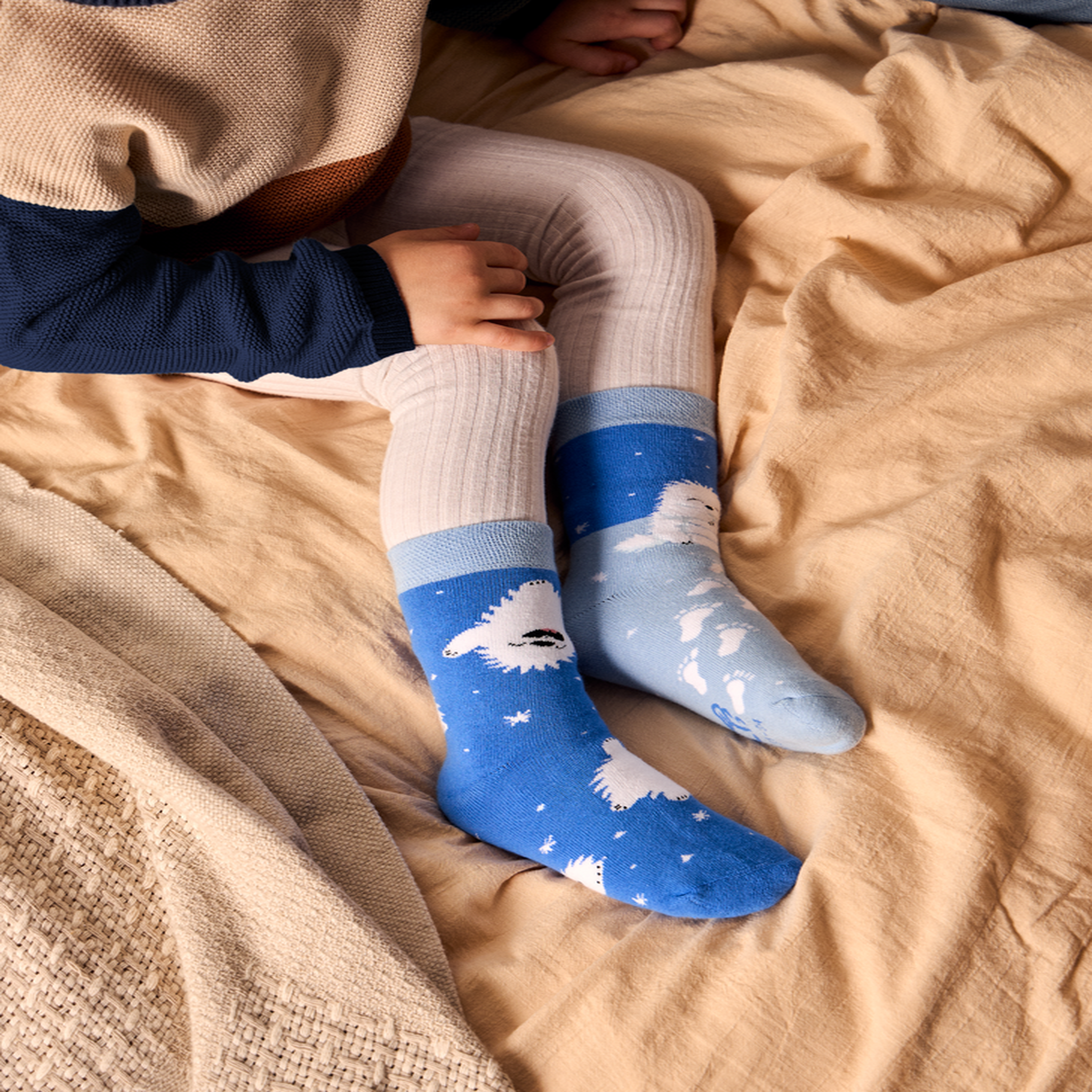 Voir la diapositive 2 : DEDOLES Chaussettes chaudes enfants petit yéti