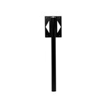 RENZ Pied H.116 X L.33 X P.5 Cm Renz, Noir