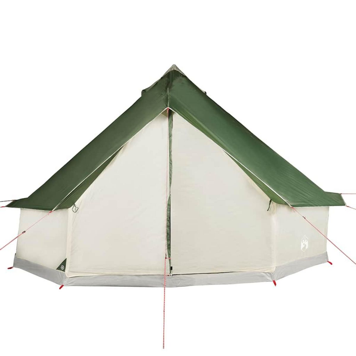 VIDAXL Tente familiale tipi 6 personnes vert impermeable
