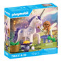 Voir la diapositive 1 : PLAYMOBIL 71843 Licorne Lavande porte-bonheur avec fée