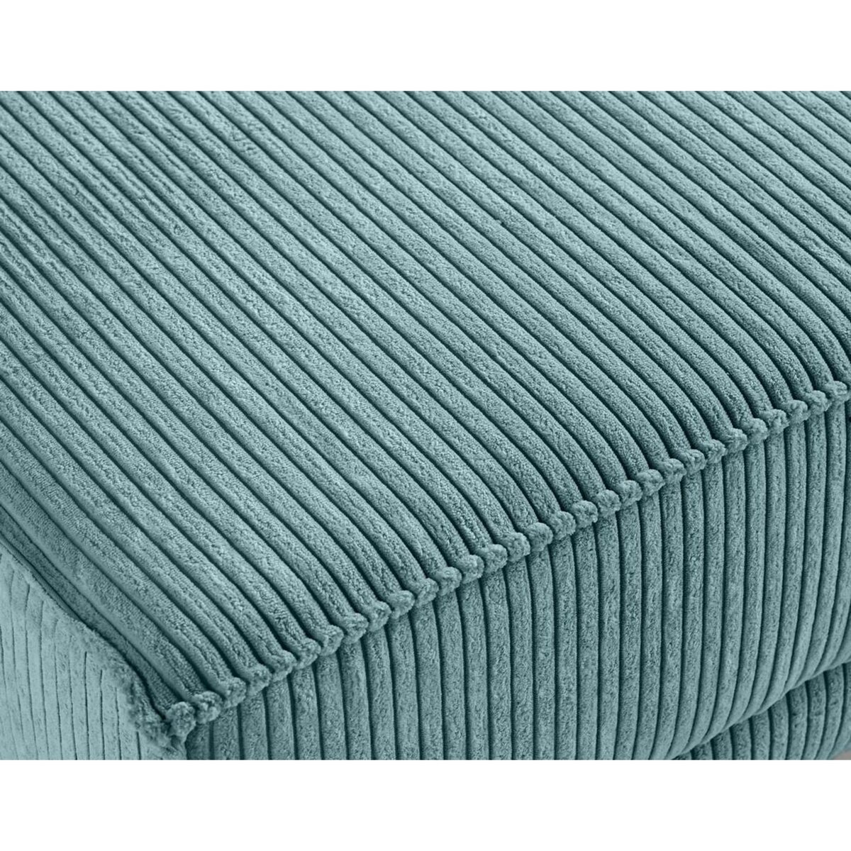 LISA DESIGN Charlie - pouf - pieds hauts - en velours côtelé