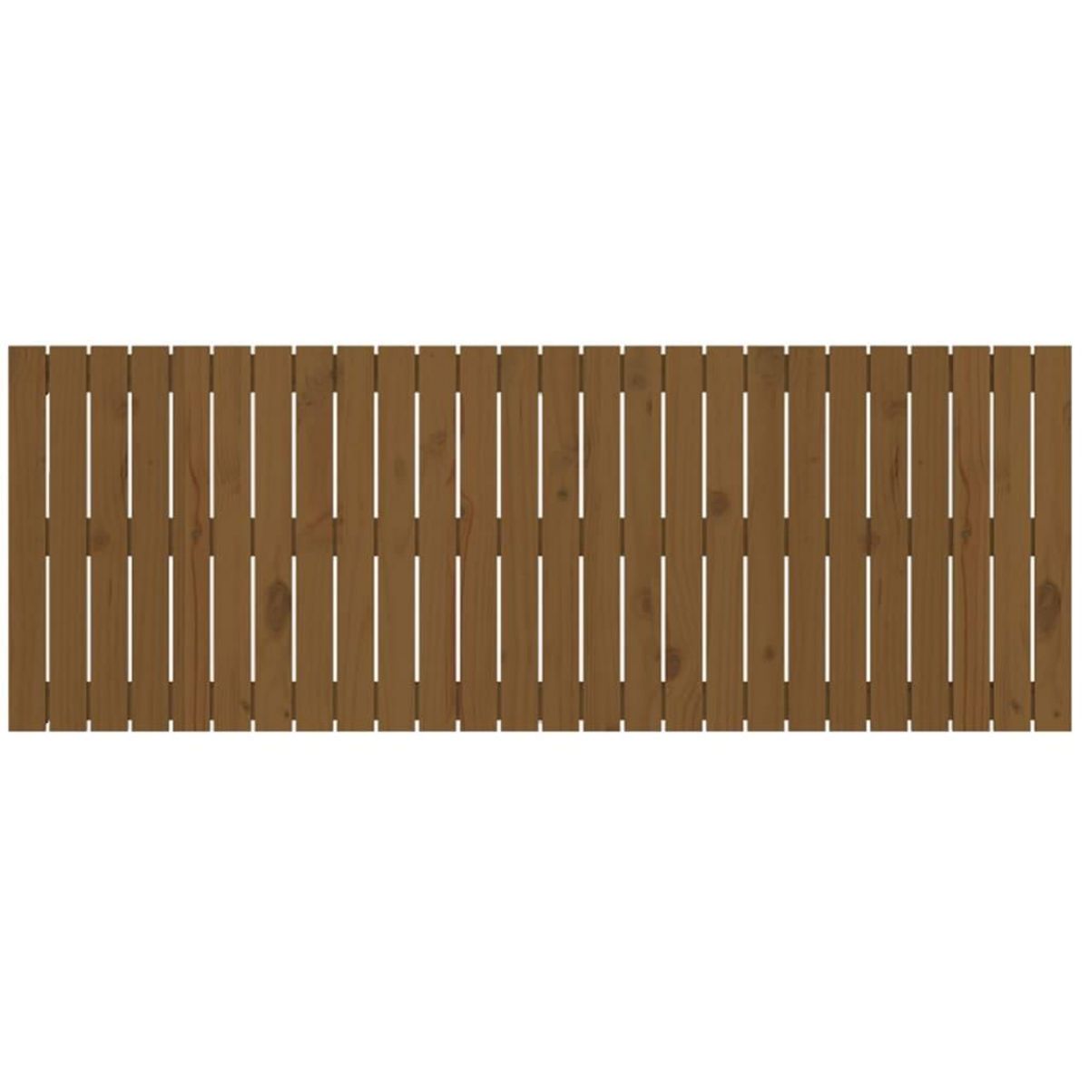 VIDAXL Tete de lit murale Marron miel 166x3x60 cm Bois massif de pin