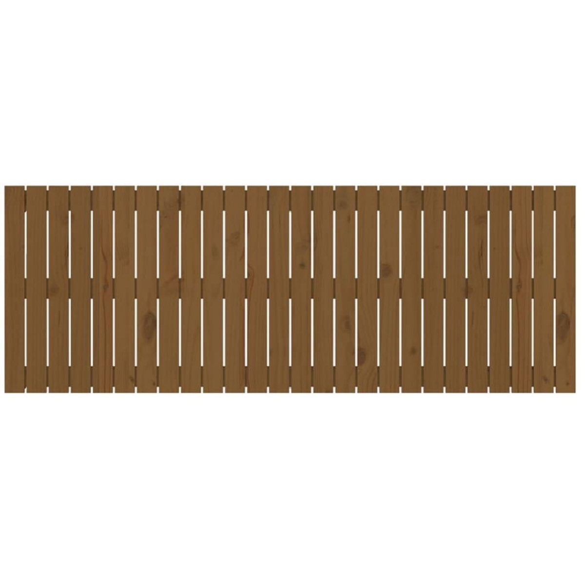 VIDAXL Tete de lit murale Marron miel 166x3x60 cm Bois massif de pin
