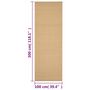 Voir la diapositive 6 : VIDAXL Tapis Sisal naturel 100x300 cm