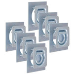 VIDAXL Anneau d'arrimage pour remorque 6 pcs Acier galvanise 2000 kg