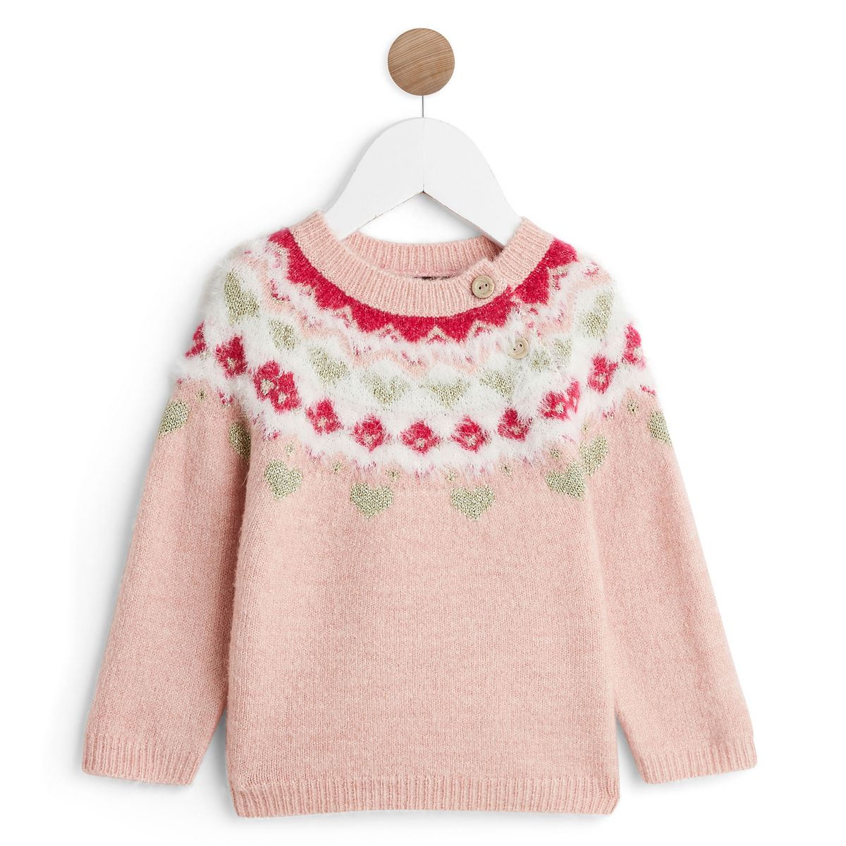 INEXTENSO Pull jacquard bébé fille