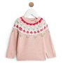 Voir la diapositive 1 : INEXTENSO Pull jacquard bébé fille