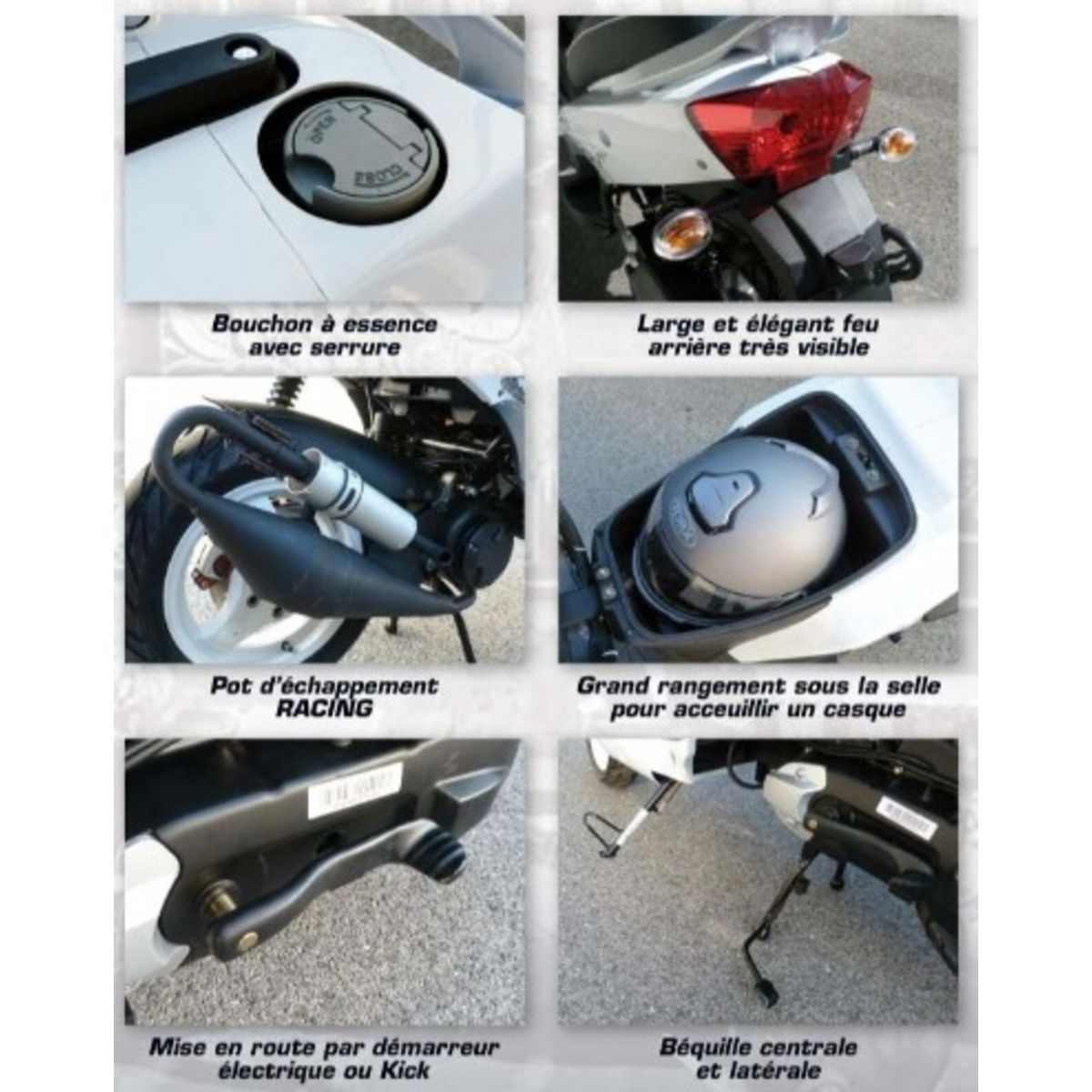 Scooter 50cc 2 temps 