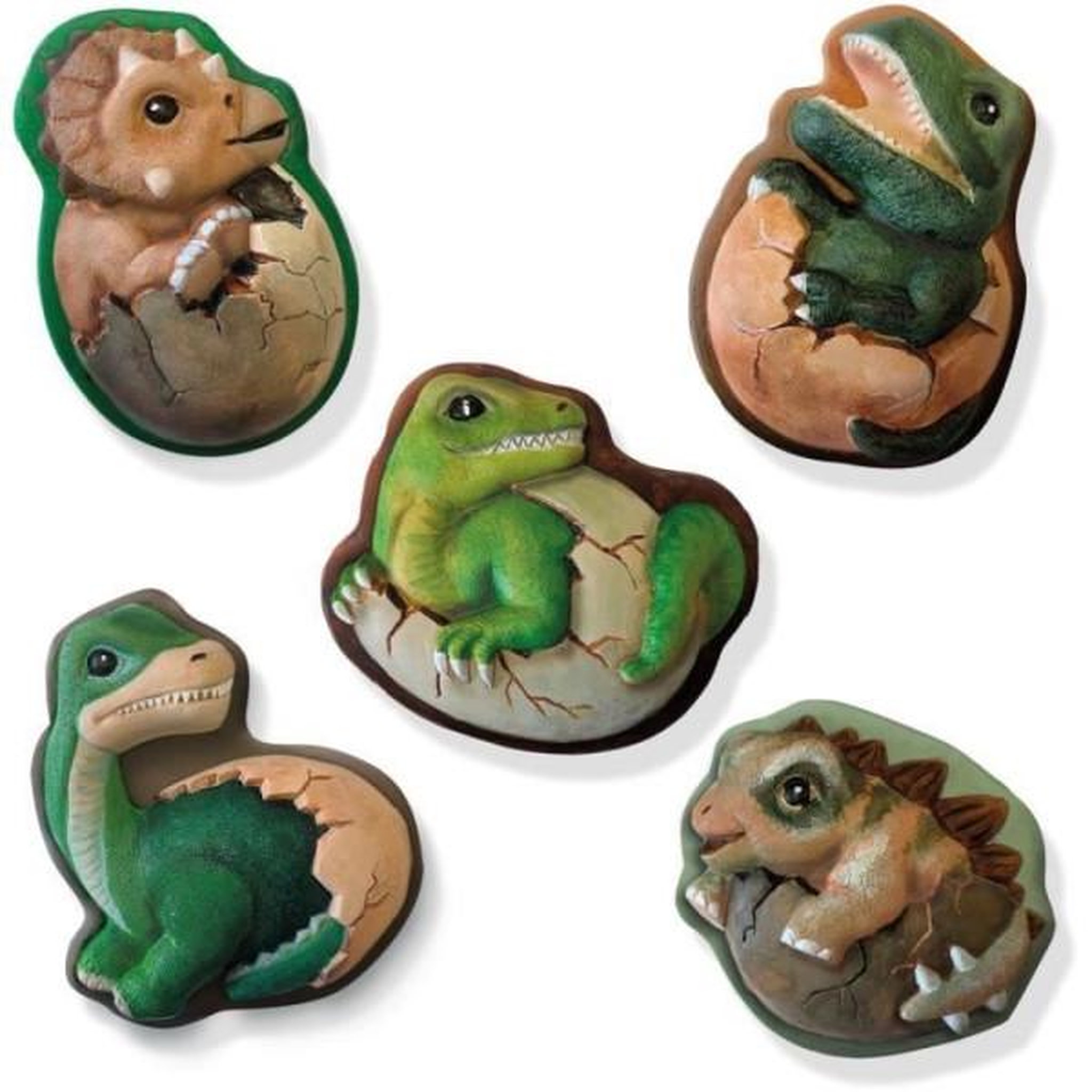 Voir la diapositive 4 : SES Creative Dinosaures 2 en 1 - Moulage et peinture et scratch - Loisirs créatifs - SES CREATIVE - Mouler, peindre et scratcher des dinosau