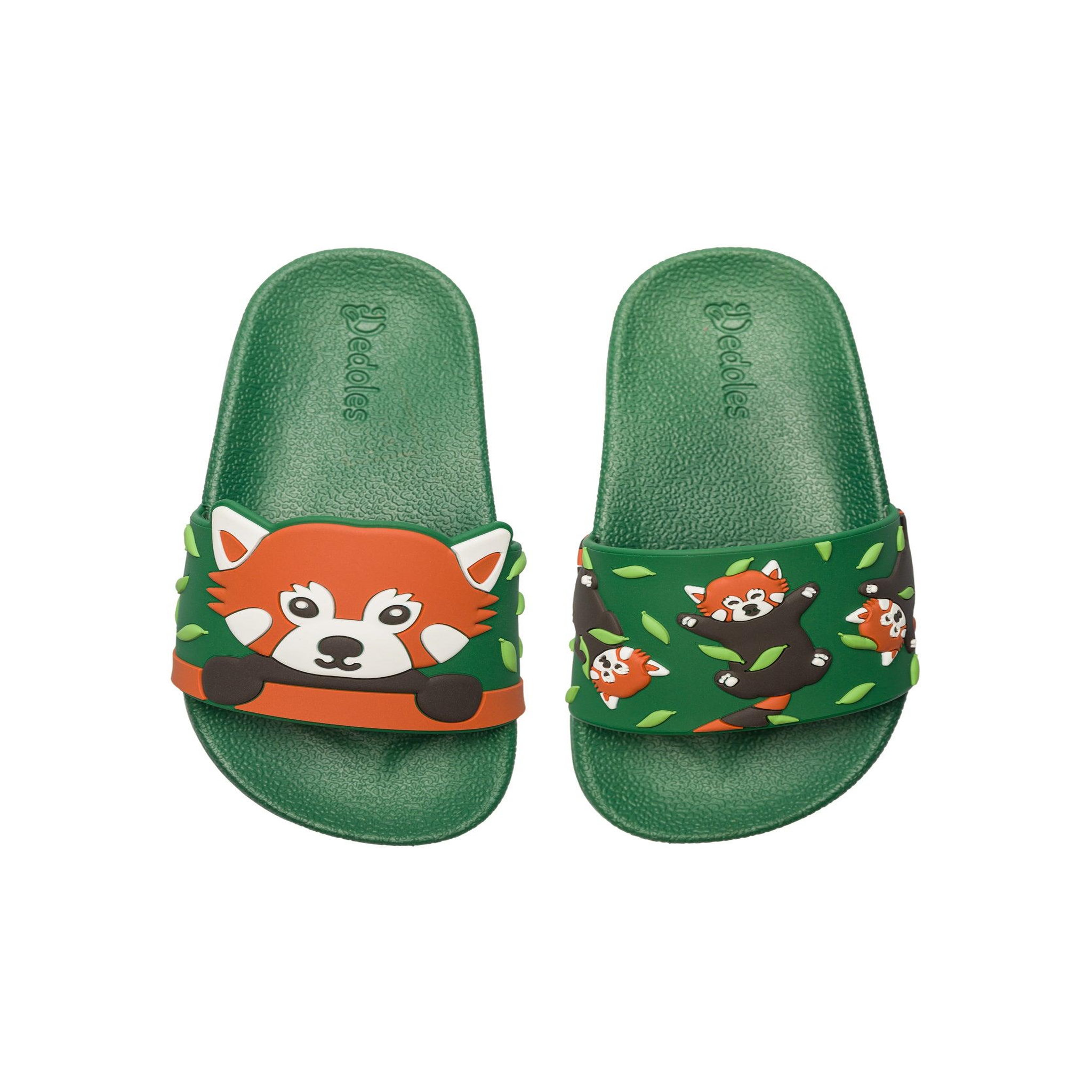 Voir la diapositive 3 : DEDOLES Claquettes enfants panda roux