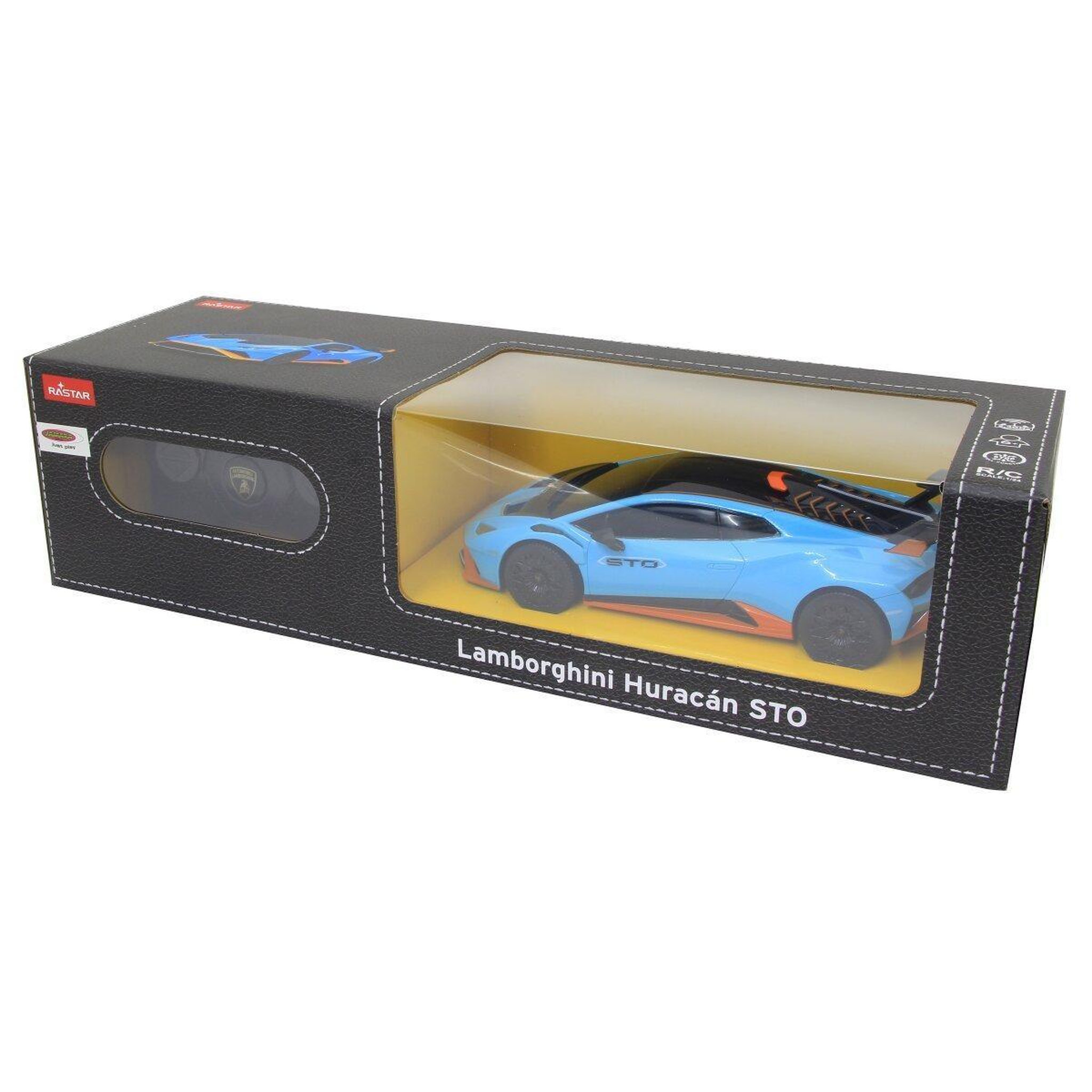 Voir la diapositive 3 : Jamara Voiture télécommandée lamborghini huracán sto 1:24 bleu 2,4ghz