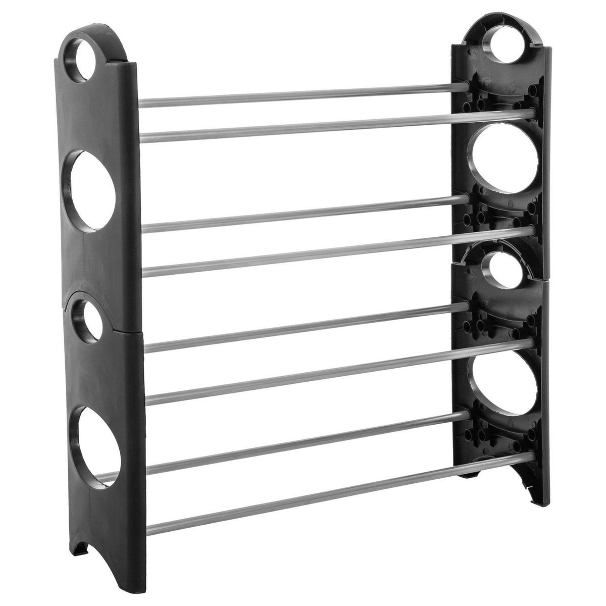 ATMOSPHERA Range chaussure à 4 étages - Noir - 61 x 64 cm