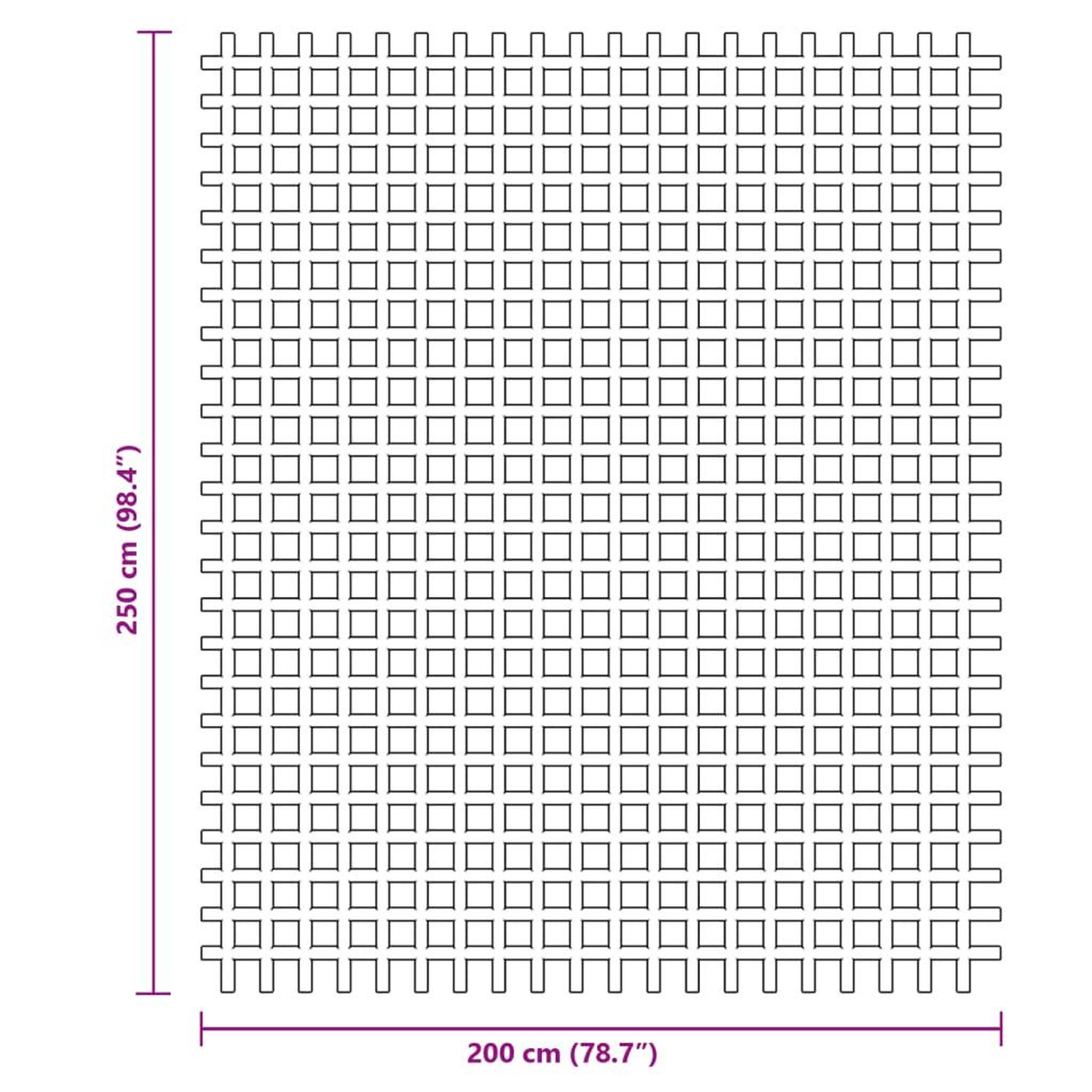Voir la diapositive 6 : VIDAXL Tapis de tente bleu 2,5x2 m