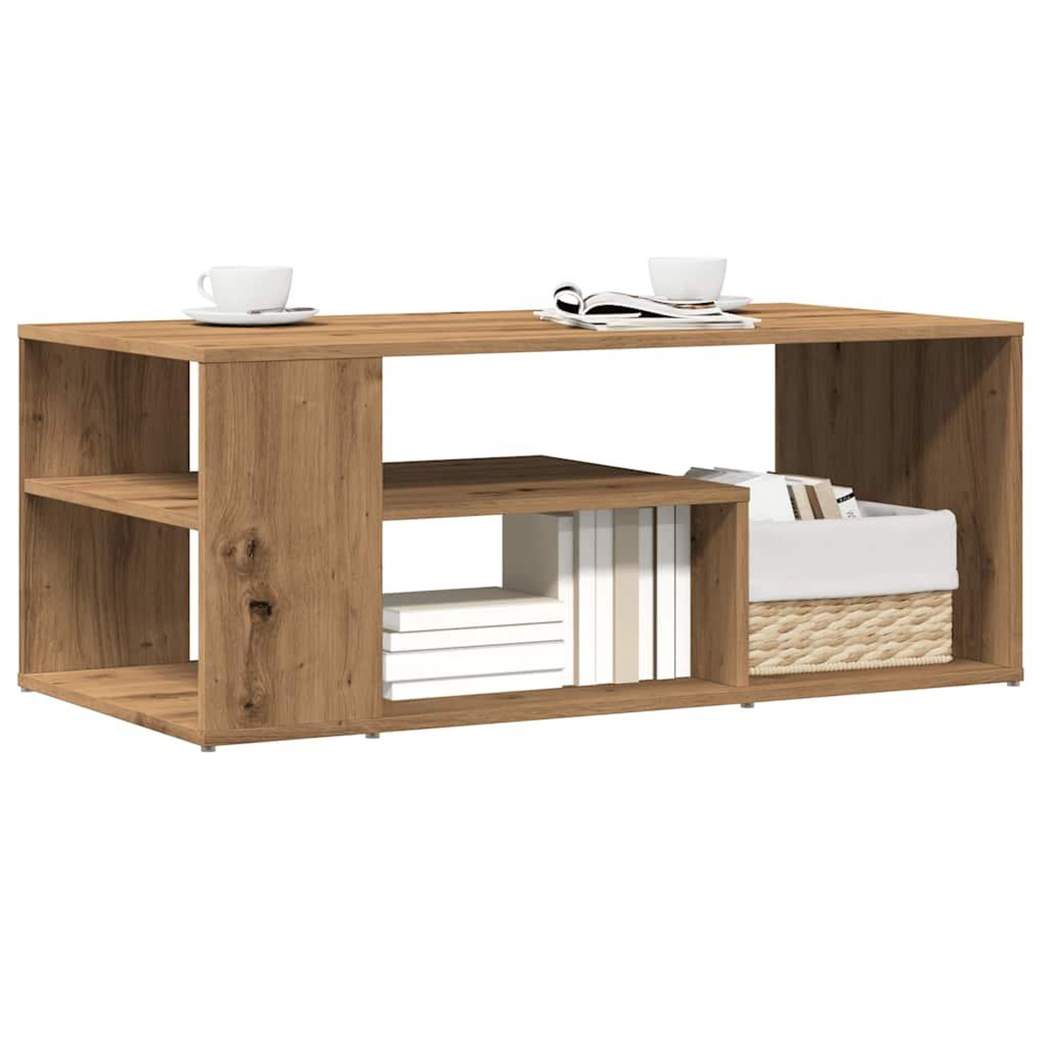 VIDAXL Table d'appoint chene artisanal 100x50x40 cm bois d'ingenierie