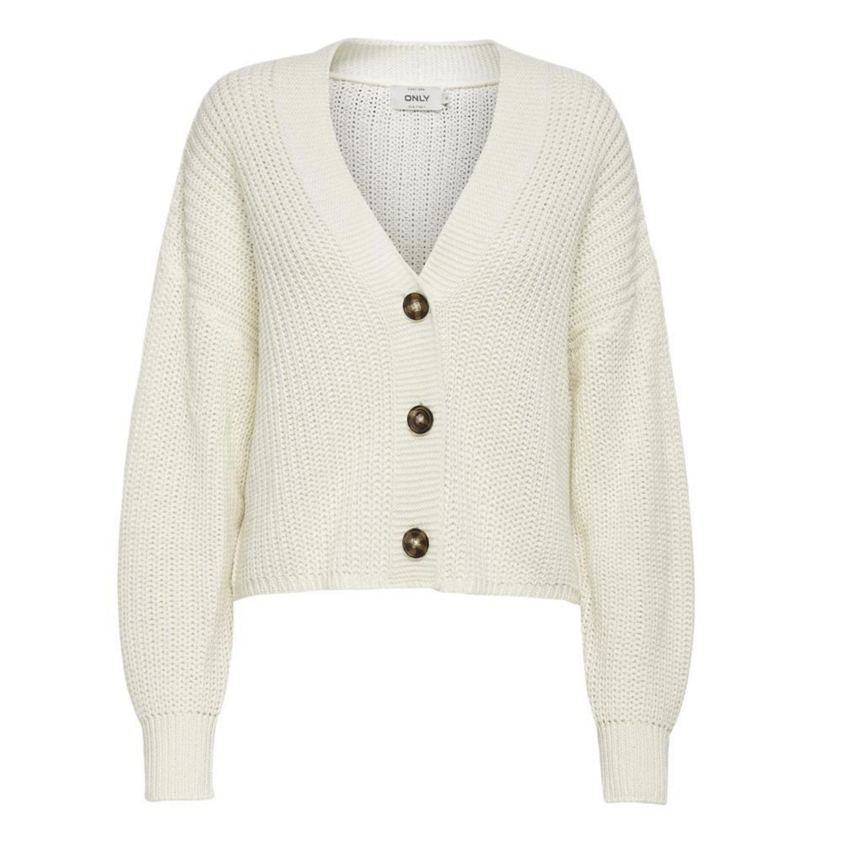 Only Gilet Ecru Femme Only Carol