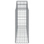 Voir la diapositive 5 : VIDAXL Paniers a gabions arques 7 pcs 200x50x100/120 cm fer galvanise