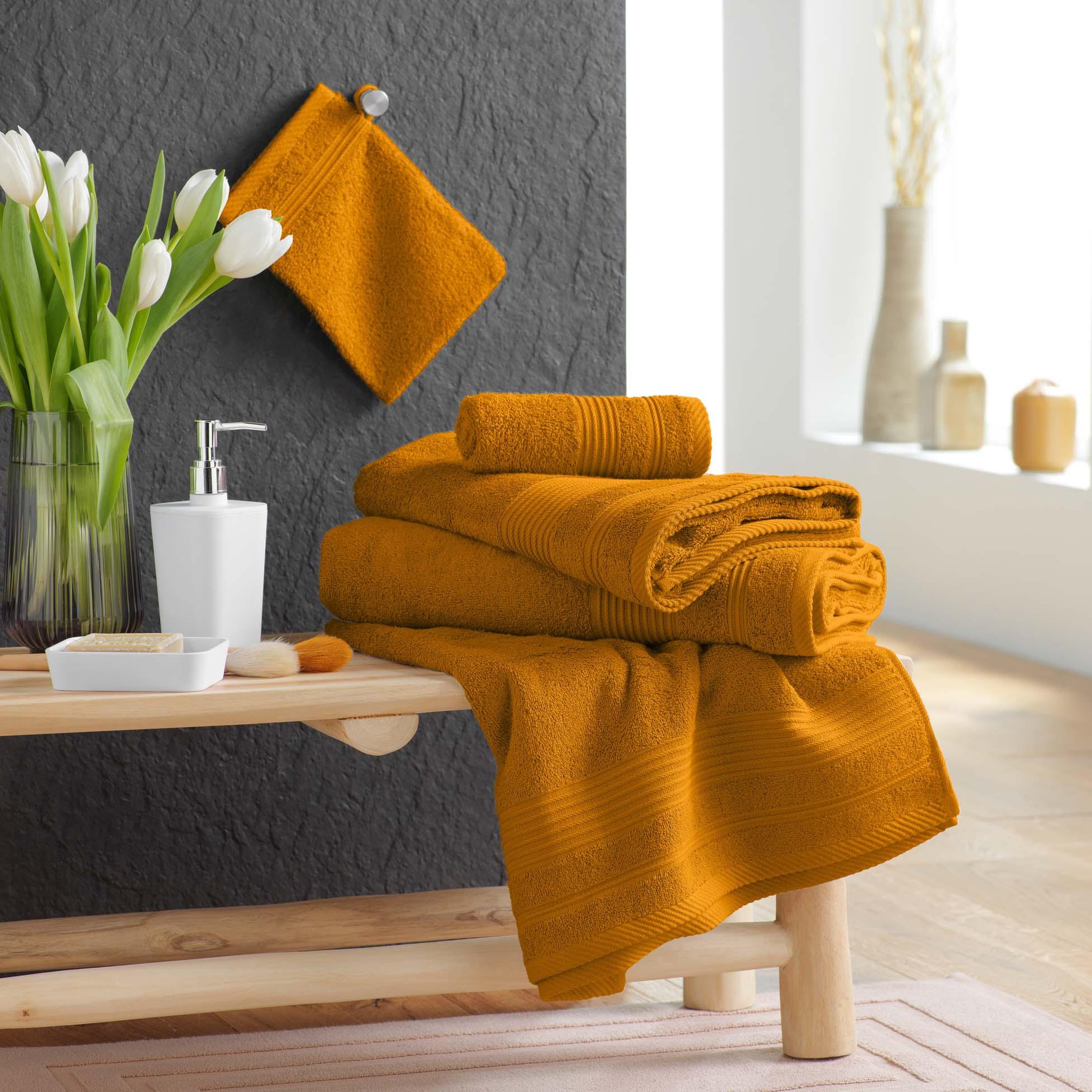 Voir la diapositive 4 : Eden Lot de 2 gants de toilette tendresse uni en coton