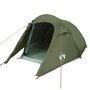 Voir la diapositive 4 : VIDAXL Tente de camping tunnel 3 personnes vert olive impermeable